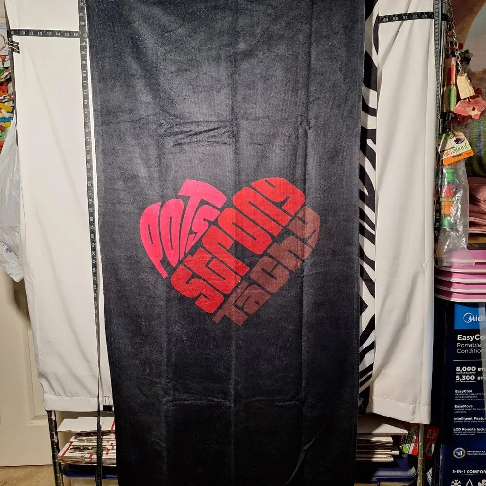 NWOT P.O.T.S. Strong Tachy Heart Beach Towel
